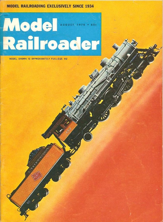 Model Railroader Magazine August 1970
