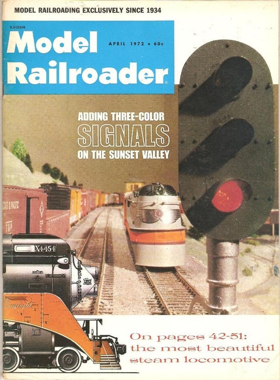 Model Railroader Magazine April 1972 from 