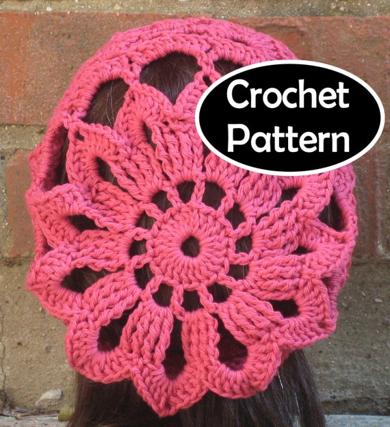 central pattern purses crochet PATTERN HAT Summer Hat  Instant Slouchy CROCHET  Download Azalea