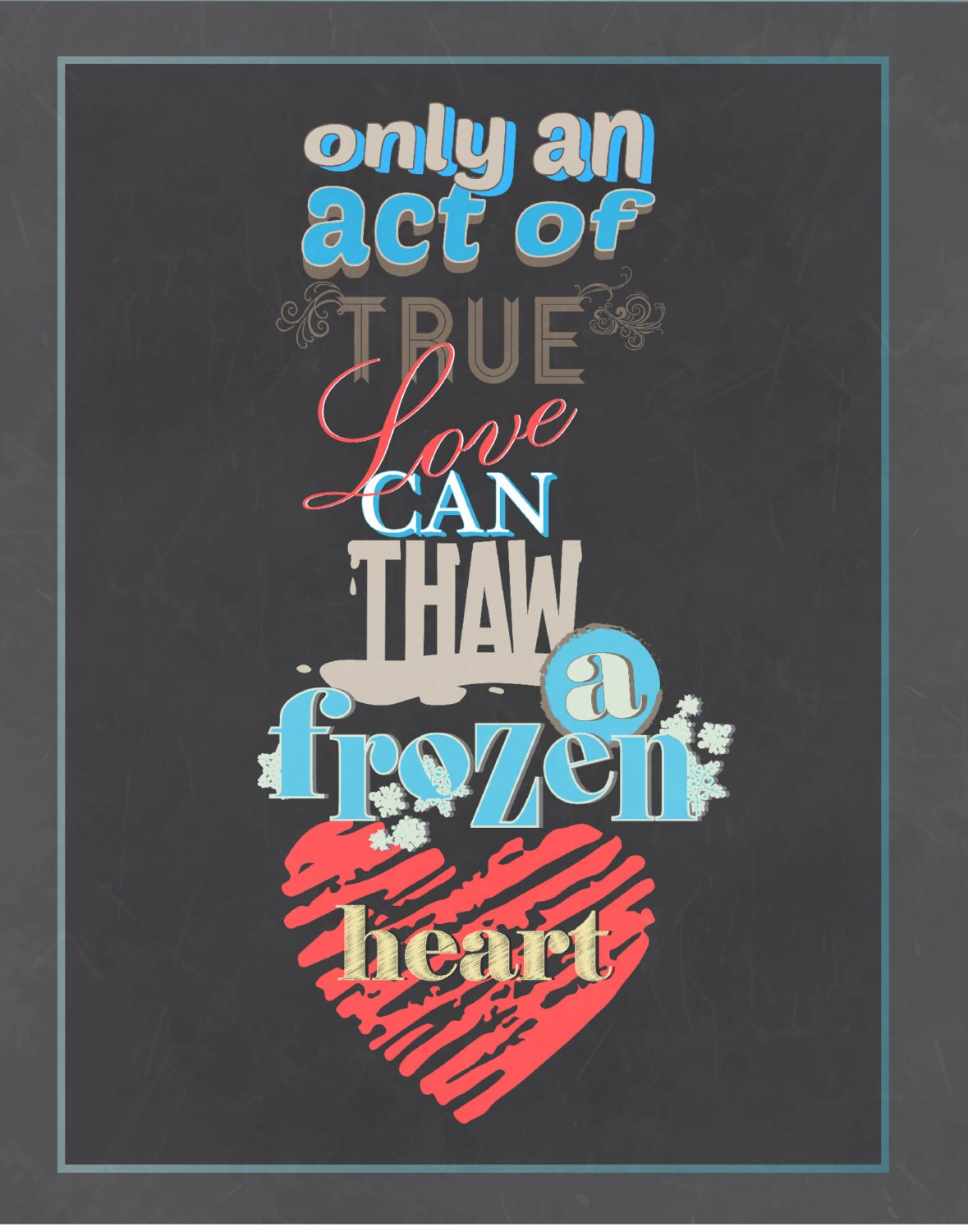 Download disney frozen.. true love can thaw a frozen heart.. digital