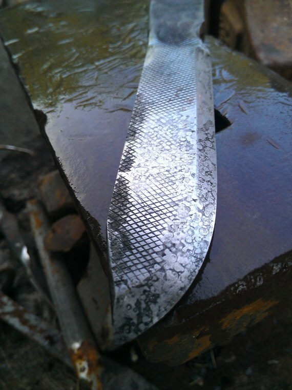 Metal file knifehand knife.