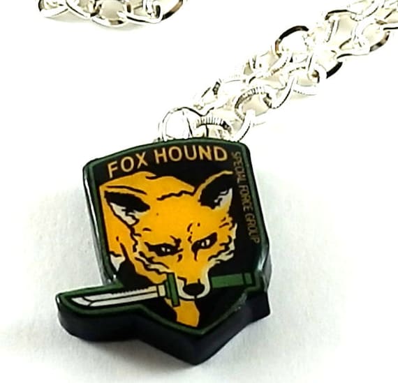 MGS Fox Hound Metal Gear Solid Necklace