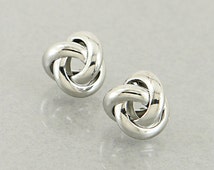 Sterling Silver Trinity Earrings Cheap Sale Post
