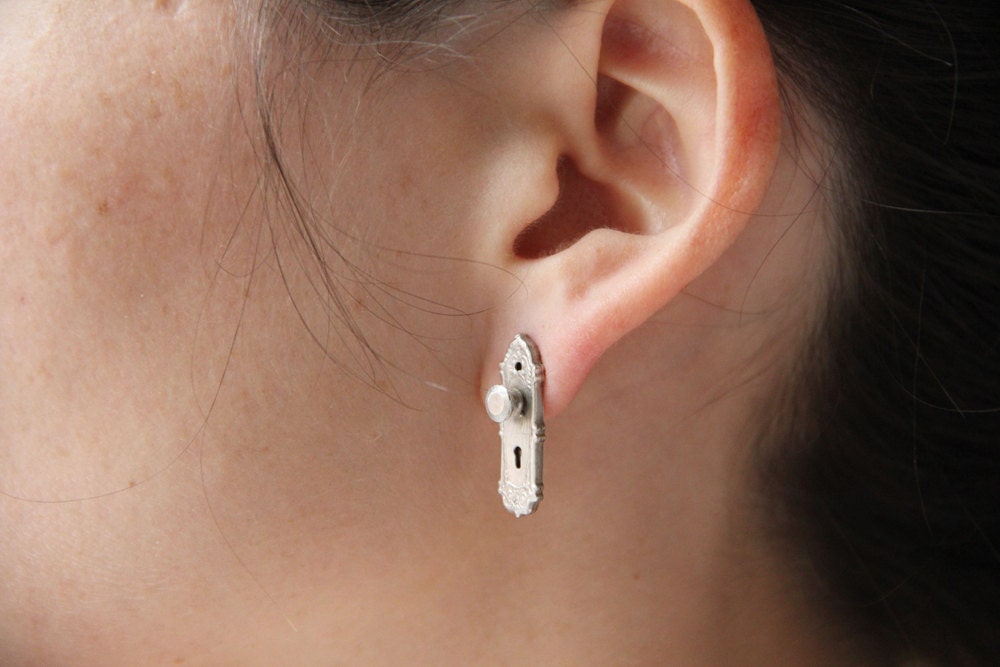Antique Doorknob Earrings