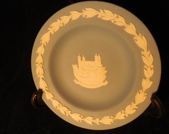 Wedgewood Blue Jasperware Plate, Tower of London p267\