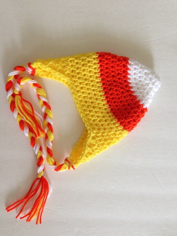 Candy Corn Hat Halloween Crochet