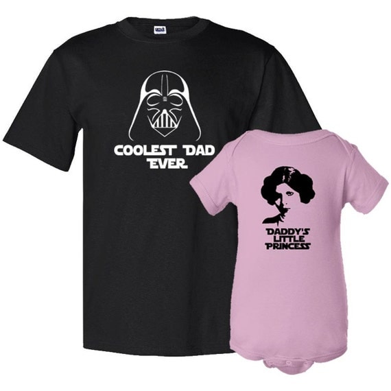 Star wars t shirt daddys little girl