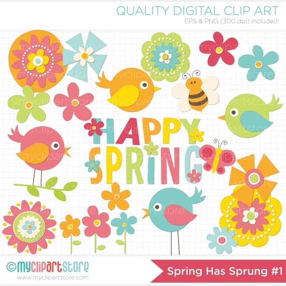 clip art happy spring - photo #49