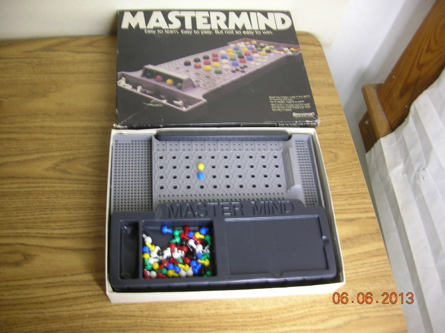 Vintage Mastermind game 1981 Pressman logic 80s