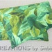 Microwave Corn Pillow with washable cover / Heating Pack / Therapy Pad / green nature forest wooland leaves natural / READY TO SHIP (147)