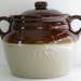 STONEWARE Pottery / B&M Bean Pot / Crock Made in U.S.A.