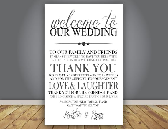 Personal Message From Bride And Groom In Wedding Programs