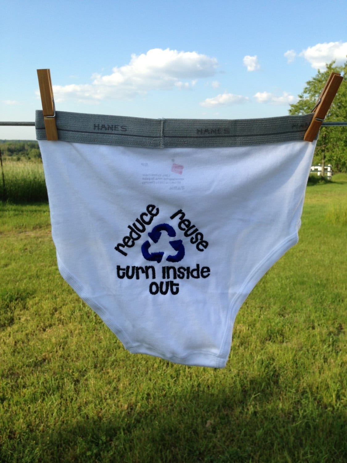 Tighty Whitey Funny Gag Gift Mens Underwear