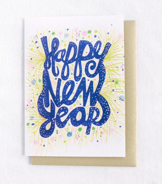 Happy New Year Card Set of 8