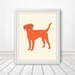 Dog Wearing Glasses Dog Wall Art Dog Art Dog Print Puppy