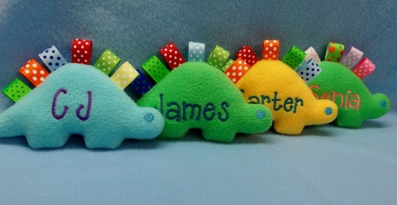 personalized stuffed dinosaur