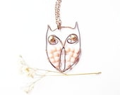 owl pendant tutorial -  wire wrapped pendant owl  tutorial - jewelry tutorial 21