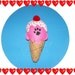 Cat Toy - Felt Catnip Ice Cream Cone Toy