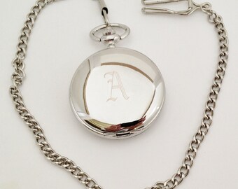 Groom Gift Idea Personalized Pocket Watch, Engraved Pocket Watch, Father of the Bride Gift Ideas, Groomsmen Gift Ideas