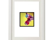 high heels, pop photography, colorful photo,8''x10'', free shipping, yellow