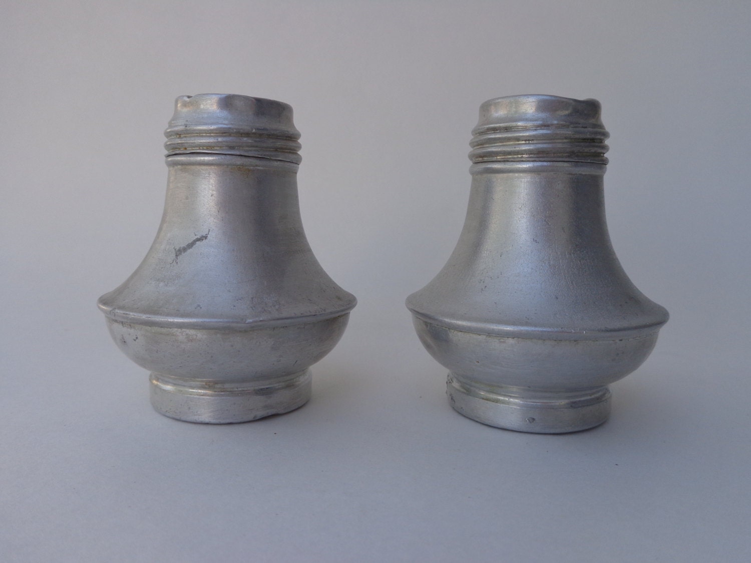 aluminum salt & pepper shakers Haute Juice