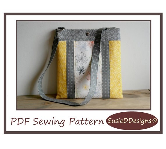Sewing Pattern Layered Hip Bag PDF Download PN701 by SusieDDesigns