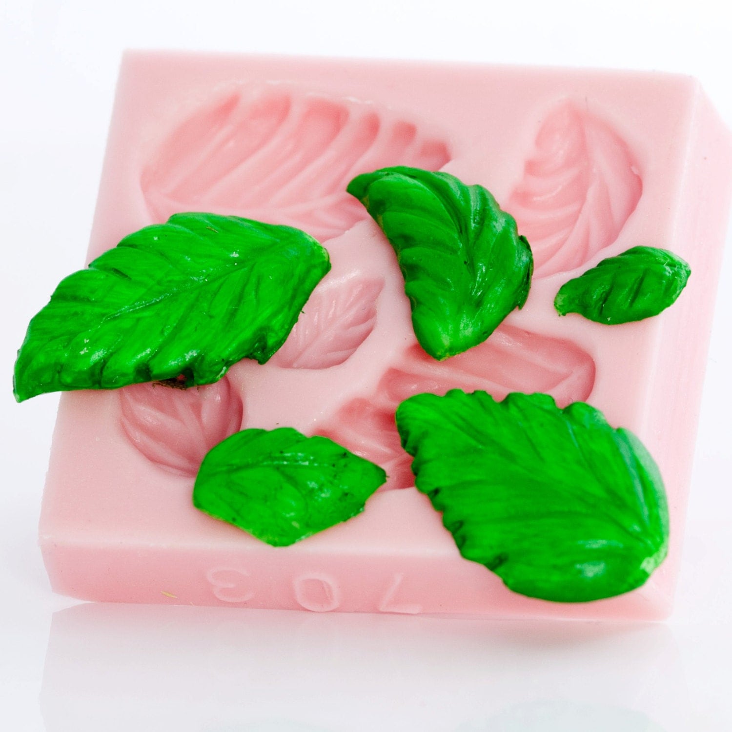 Mold silicone leaf fondant mold candy mold gum paste