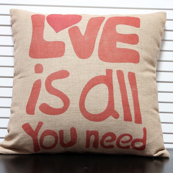Decorative Pillow Case Proverbs & words by Sharinghappiness