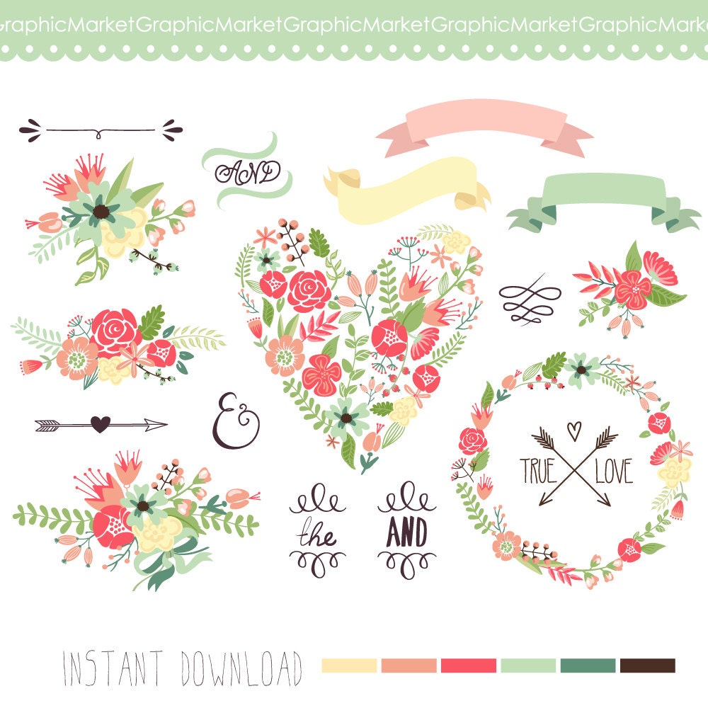 free flower clip art banner - photo #19