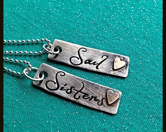 soul sisters jewelry necklace hand stamped mped sta