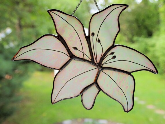Stained Glass Stargazer Lily