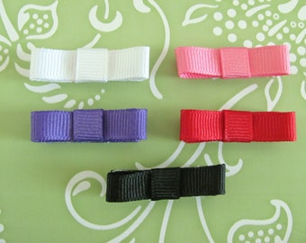 Set Piece Infant Classic Hair set kitchen  by Velcro video SunberryBoutique Bow 5 velcro