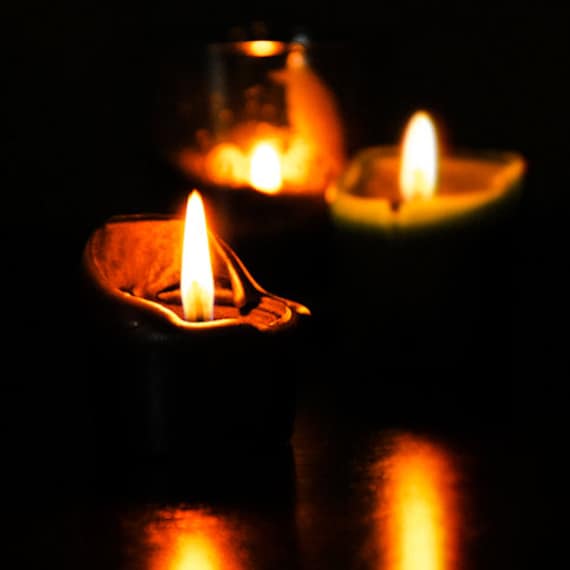 Items similar to Gothic candles, dark art, still life photography