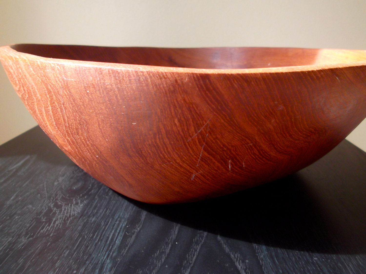 MidCentury Kalmar Designs Square Teak Salad/Serving Bowl