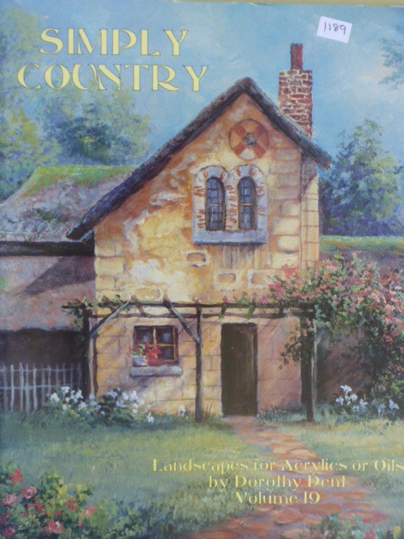 Tole Painting Book Simply Country Landscapes by CarolsCreations77