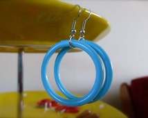 Popular items for resin hoop earrings on Etsy