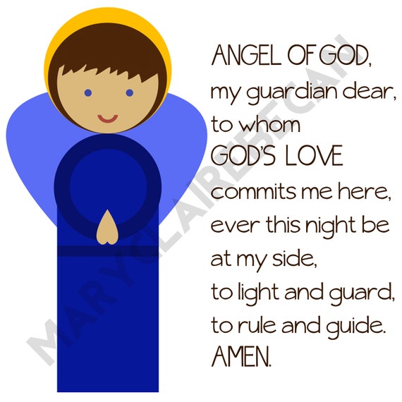 items-similar-to-printable-digital-art-angel-of-god-prayer-boy-angel