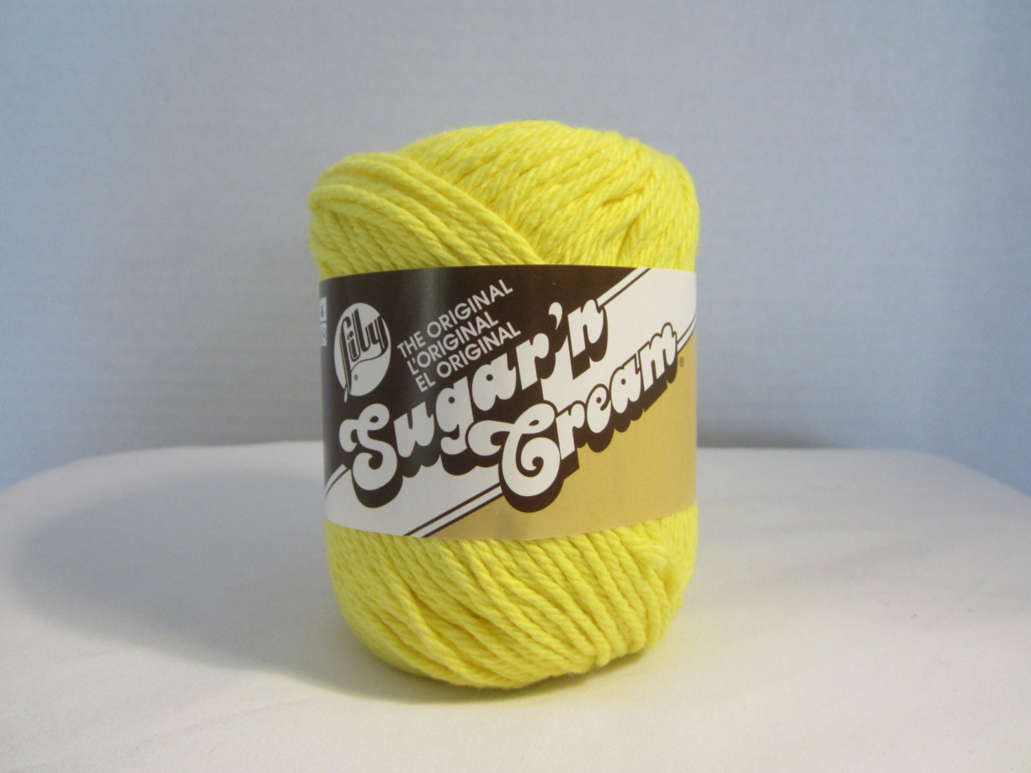 Yellow Cotton Yarn Lily Sugar N Cream Yarn Sunshine Yarn