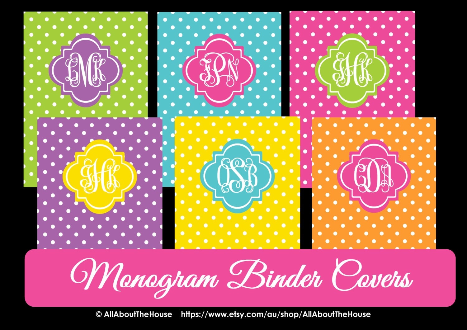 monogram-printable-binder-cover-and-spine-polka-dot