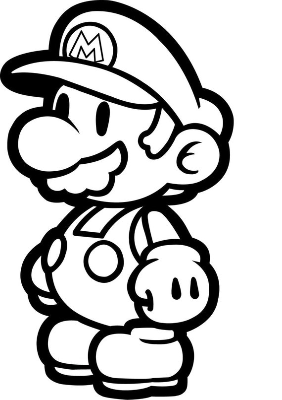 Baby Mario - Vinyl Decal