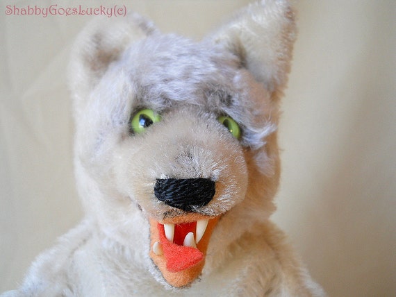 steiff wolf plush