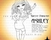 Digital stamp-Ghetto Fabulous 'Ashley' Signature Pose-300dpi JPG/PNG files