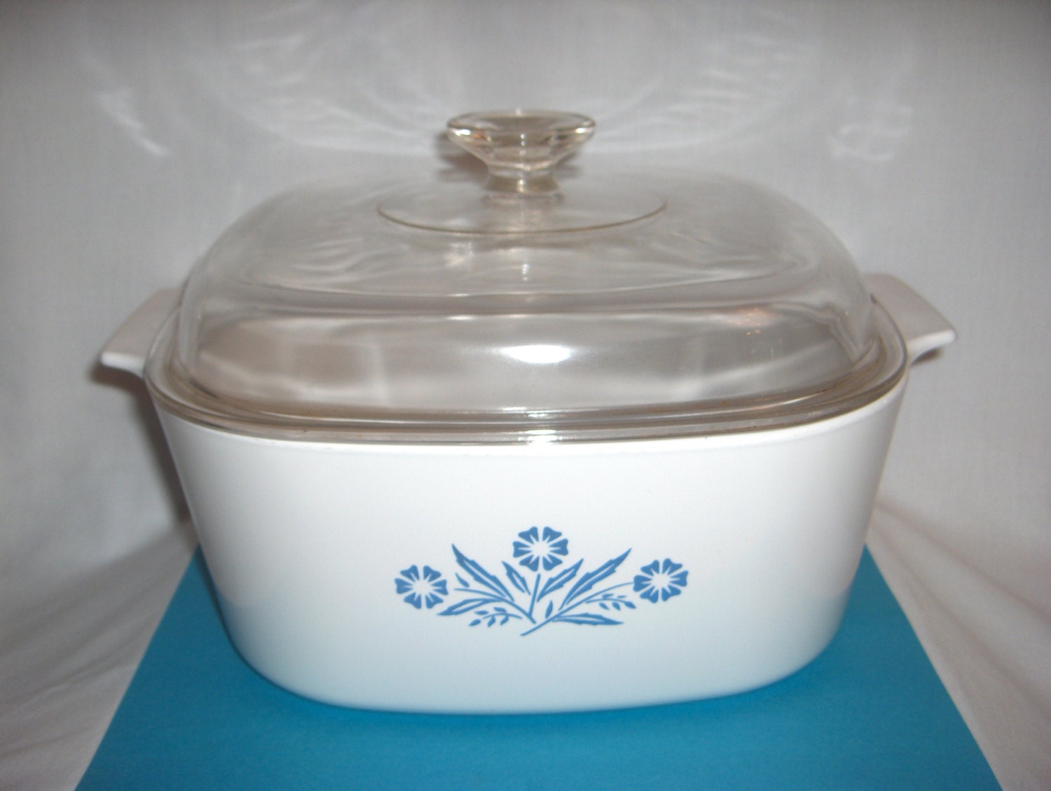Corning Ware A5B 5 Liter VERY LARGE Casserole Cornflower Blue