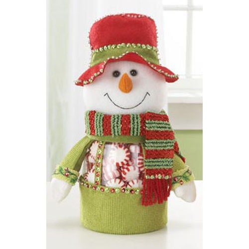 Felt Snowman Candy Jar