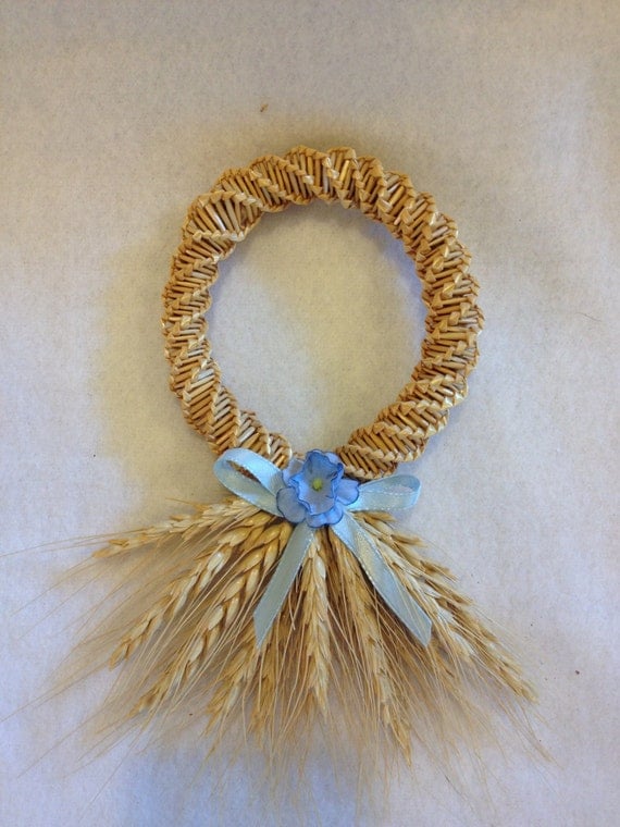 Kansas wheat straw art wall hanging wheat decorations