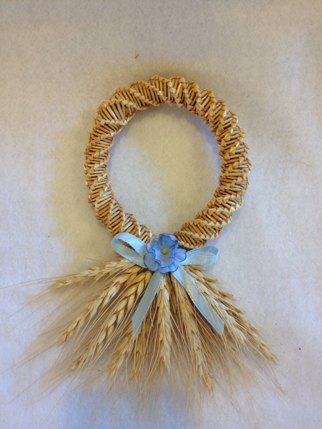 Kansas wheat straw art wall hanging wheat decorations