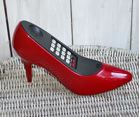 Red High Heel Shoes Phone Stiletto Heel Shoe Phone Novelty Phone Get ...