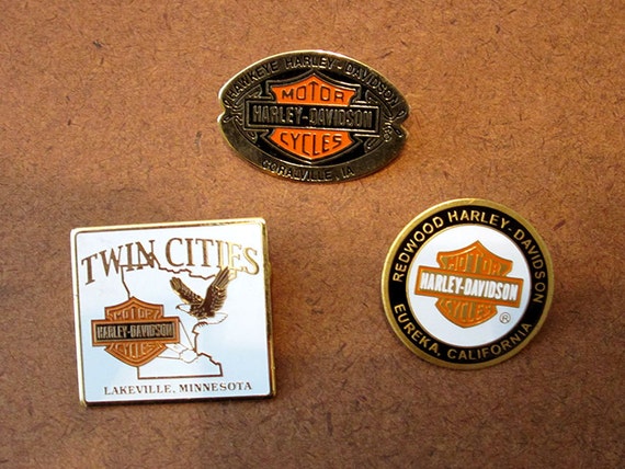 vintage harley davidson pins
