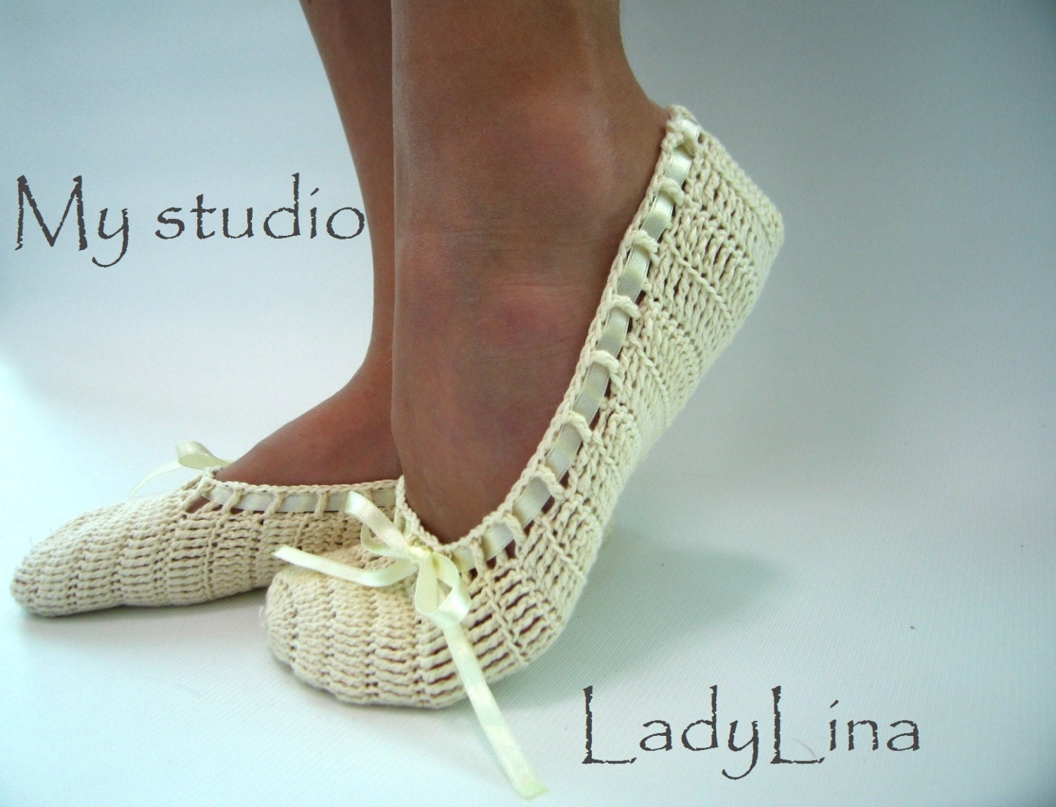 Dance Shoes Wedding Dancing Slippers Bridal Flats Handmade