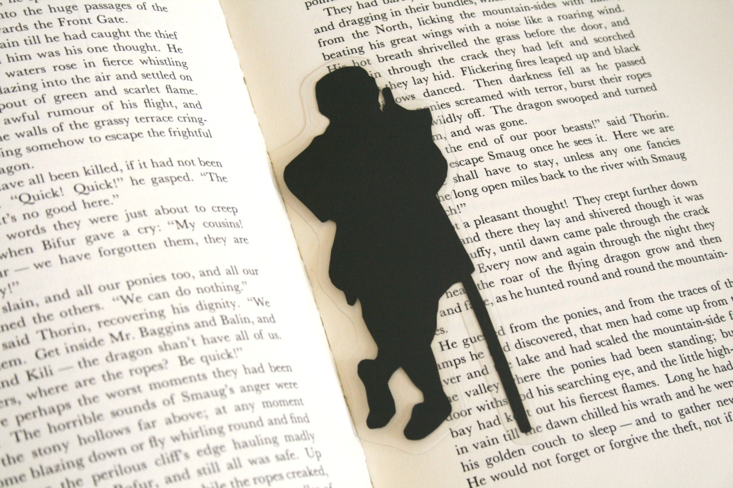 The Hobbit Bilbo Hand-cut Silhouette by GracefulDiligence on Etsy